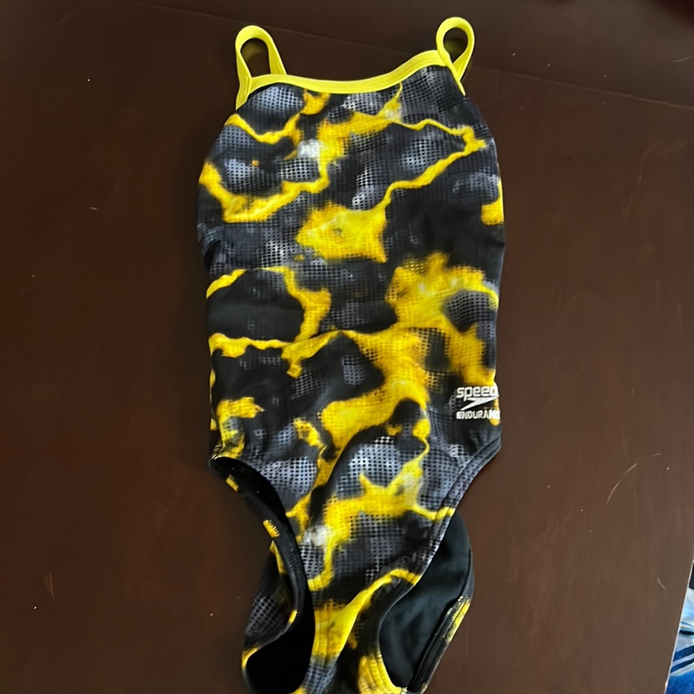 Speedo endurance yellow volt, swimsuit, size 22